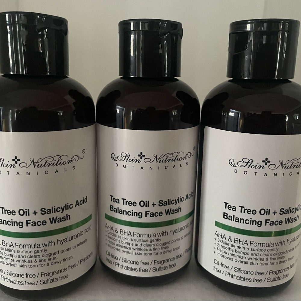 Skin Nutritions Tea Tree Oil + Salicylic Acid Balancing Face Wash 4oz